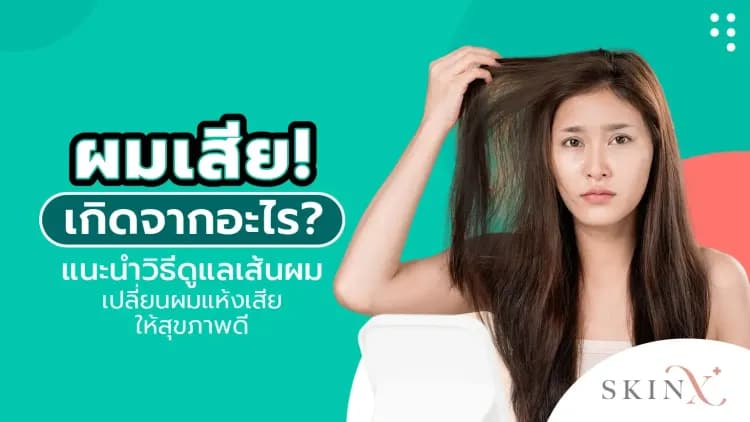 ผมเสียเกิดจากอะไร? แนะนำวิธีดูแลเส้นผม เปลี่ยนผมแห้งเสียให้สุขภาพดี  